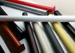Порошковая покраска труб фото